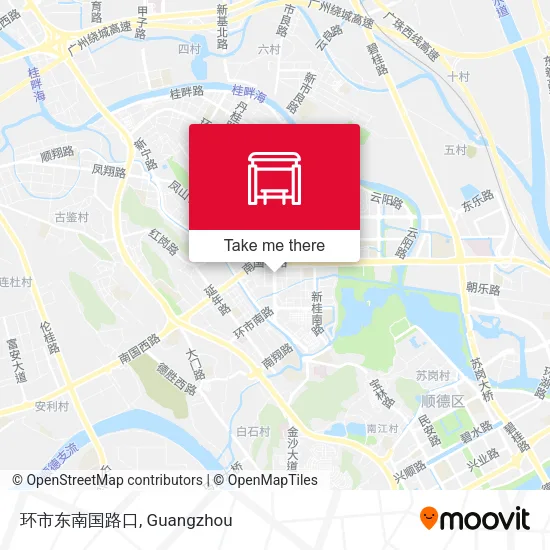 环市东南国路口 map