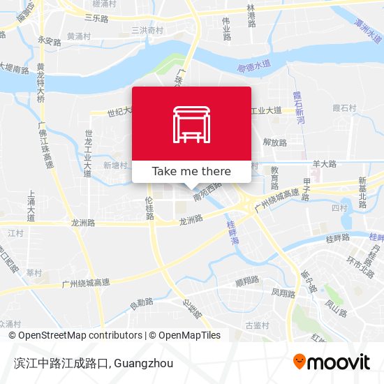 滨江中路江成路口 map