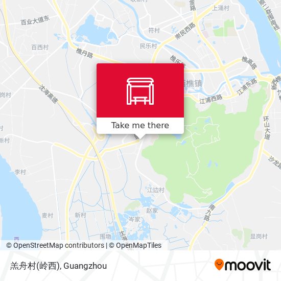羔舟村(岭西) map