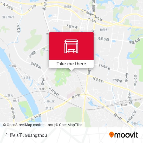 佳迅电子 map