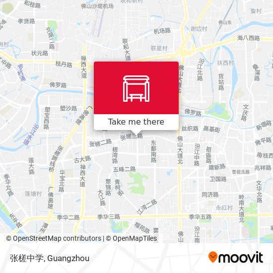 张槎中学 map