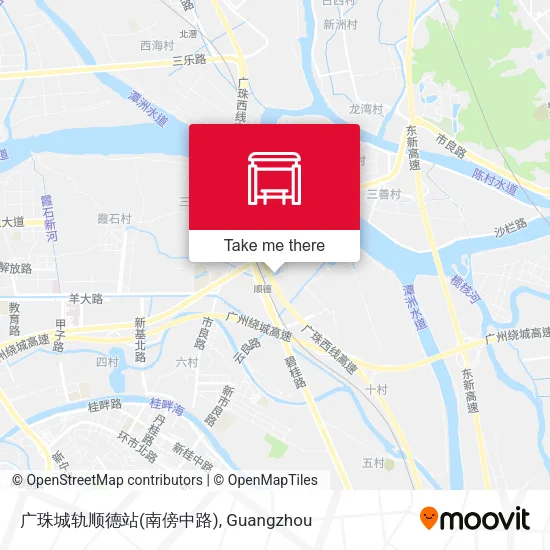 广珠城轨顺德站(南傍中路) map