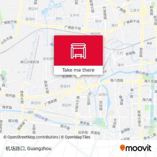 机场路口 map
