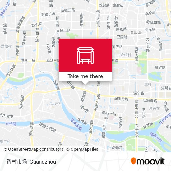 番村市场 map
