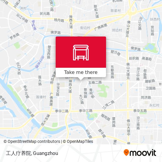 工人疗养院 map