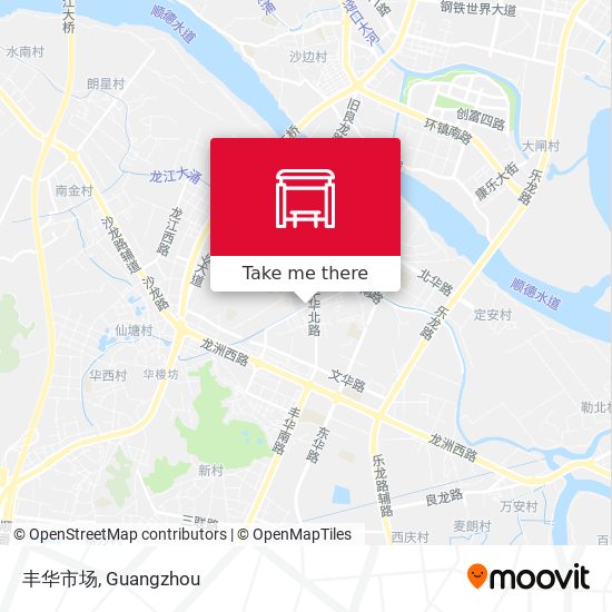 丰华市场 map
