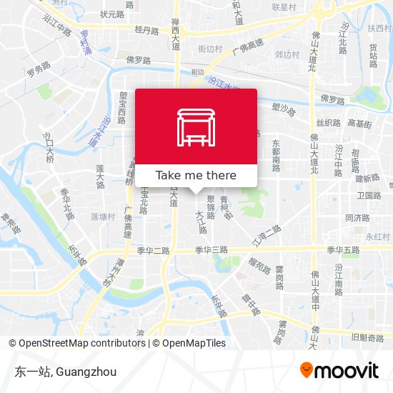 东一站 map