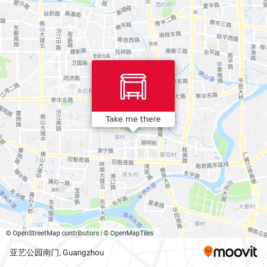 亚艺公园南门 map