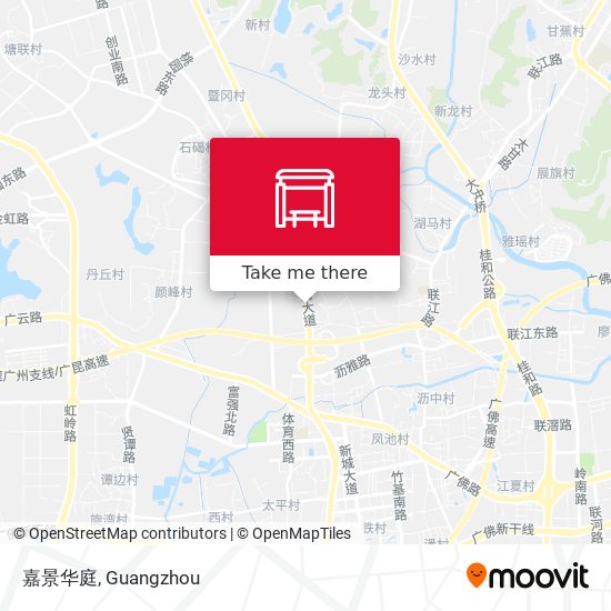 嘉景华庭 map