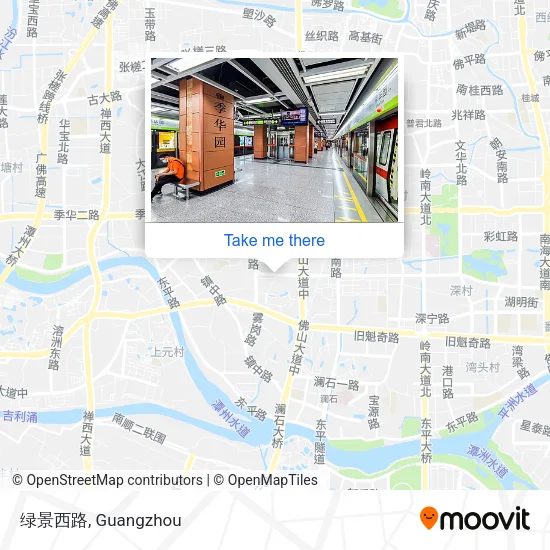 绿景西路 map