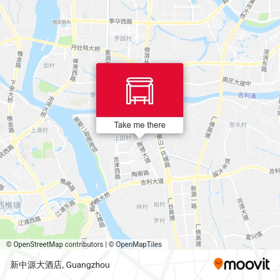 新中源大酒店 map