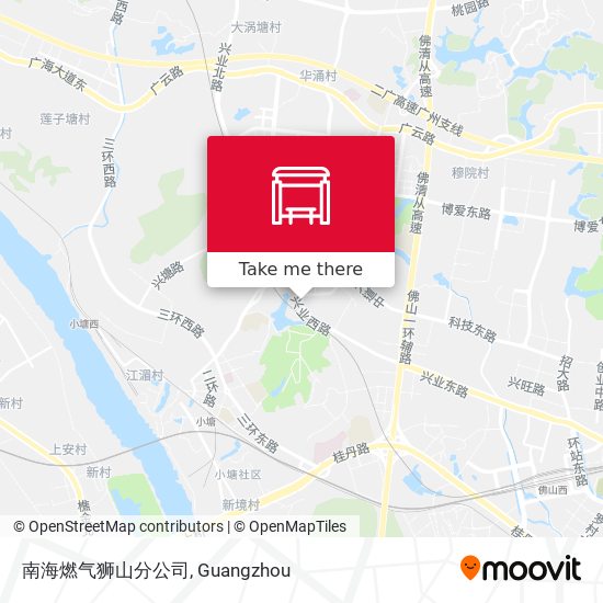 南海燃气狮山分公司 map