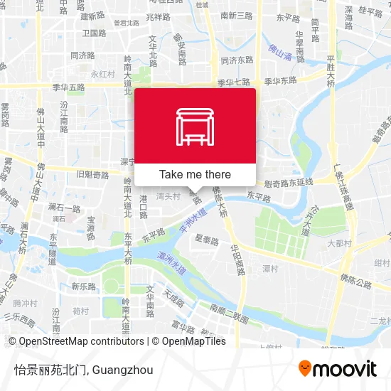 怡景丽苑北门 map