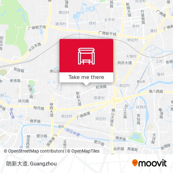 朗新大道 map