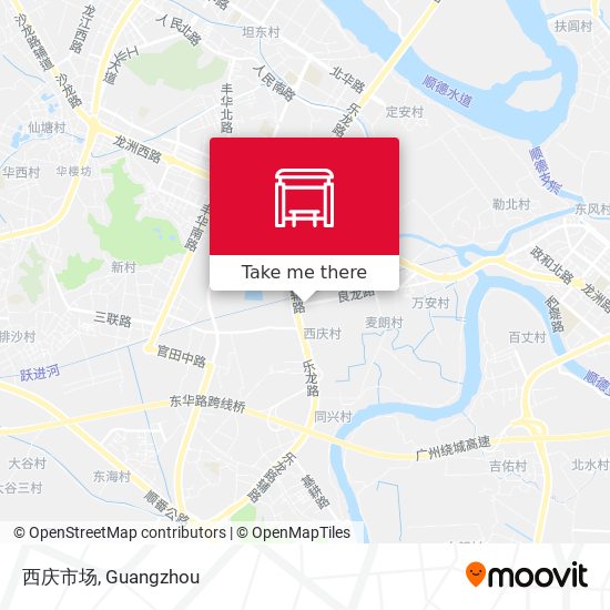 西庆市场 map