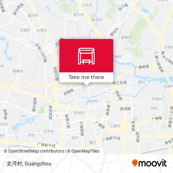 龙湾村 map