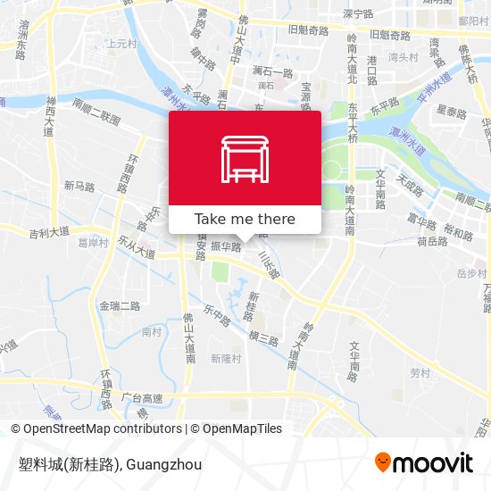 塑料城(新桂路) map
