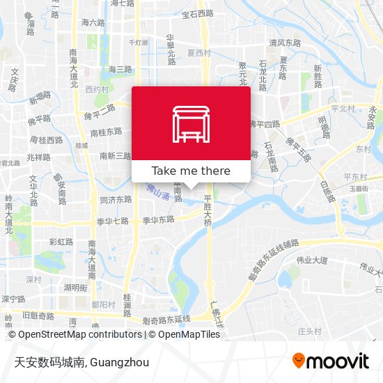 天安数码城南 map
