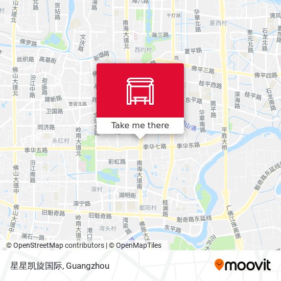 星星凯旋国际 map