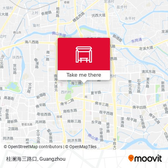 桂澜海三路口 map