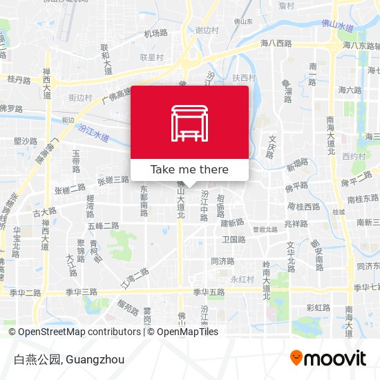白燕公园 map