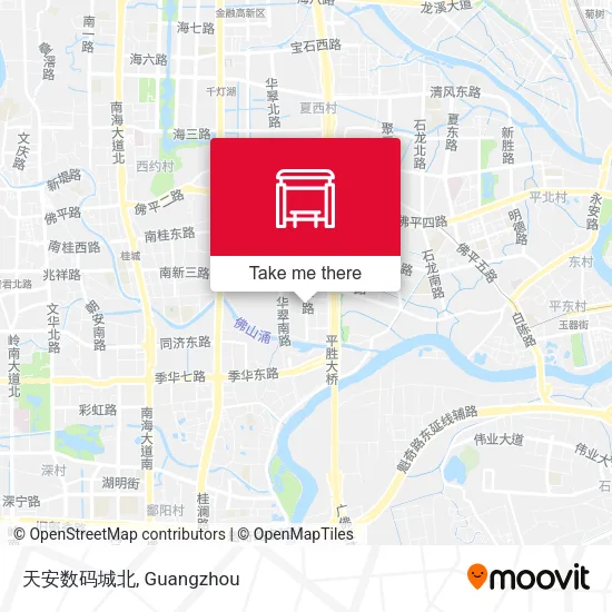 天安数码城北 map