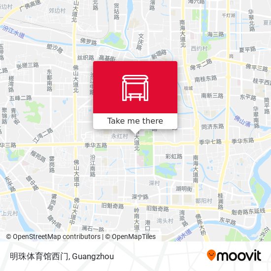 明珠体育馆西门 map