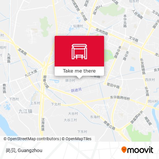 岗贝 map