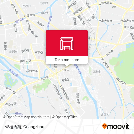 碧桂西苑 map