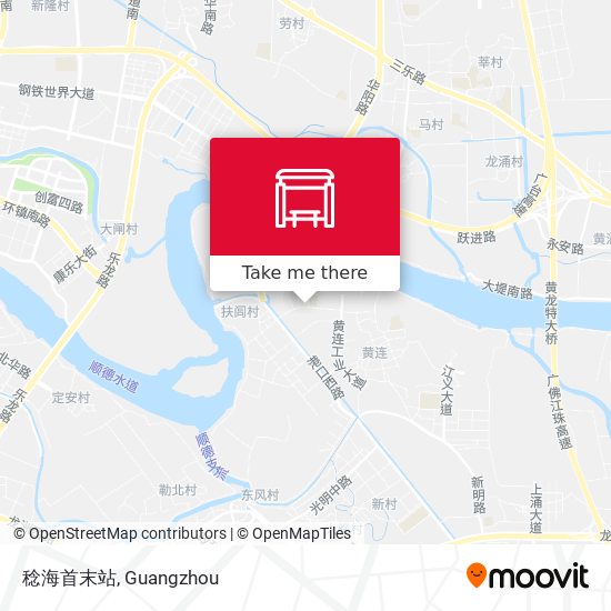 稔海首末站 map