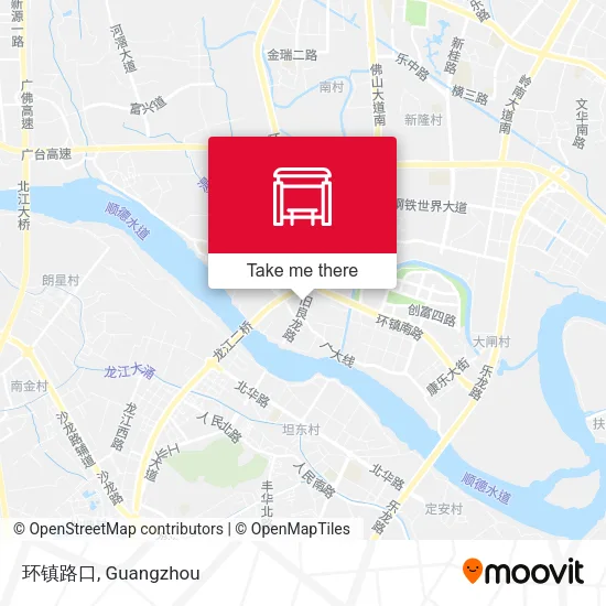 环镇路口 map