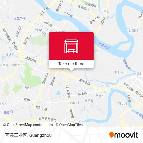 西溪工业区 map
