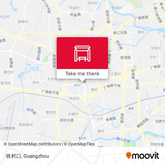 铁村口 map