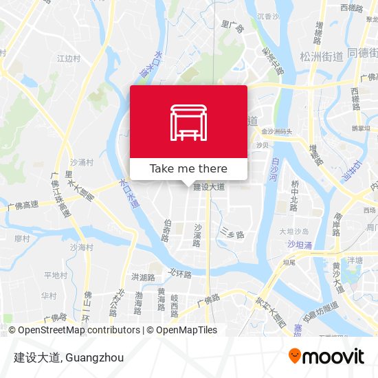 建设大道 map