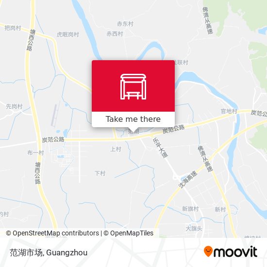 范湖市场 map