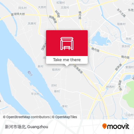 新河市场北 map