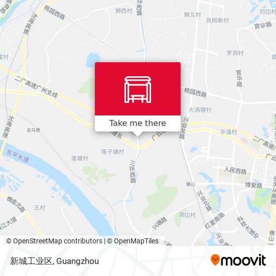 新城工业区 map