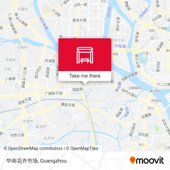 华南花卉市场 map