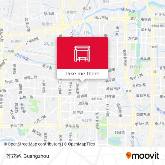 莲花路 map