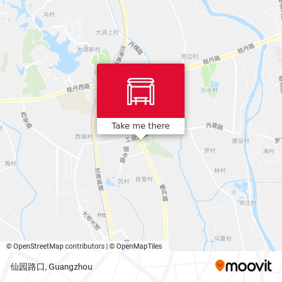仙园路口 map