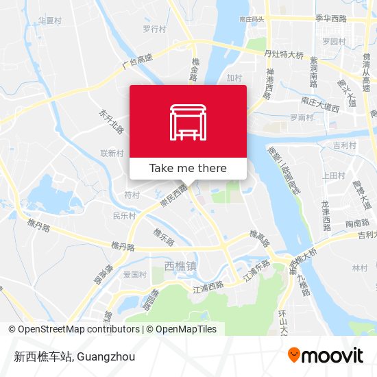 新西樵车站 map
