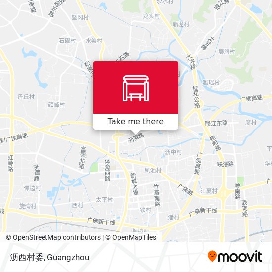 沥西村委 map