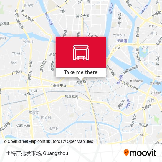 土特产批发市场 map