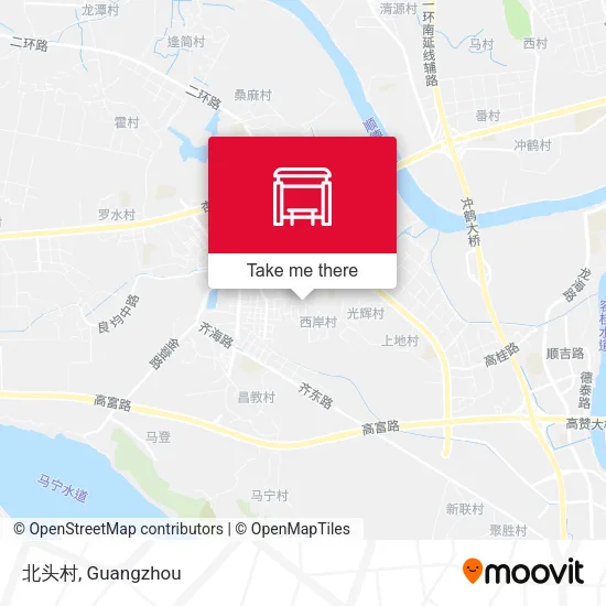 北头村 map