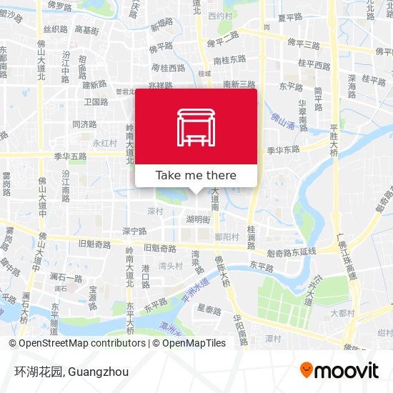 环湖花园 map