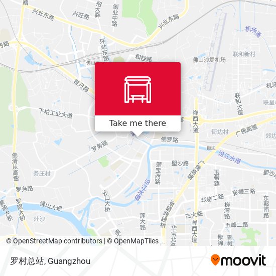 罗村总站 map