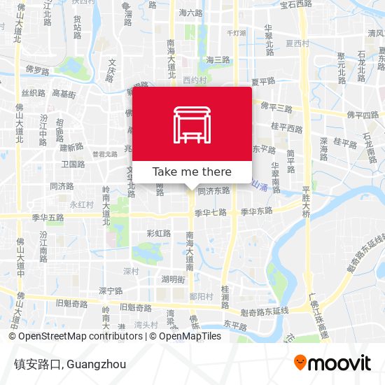 镇安路口 map