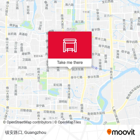 镇安路口 map