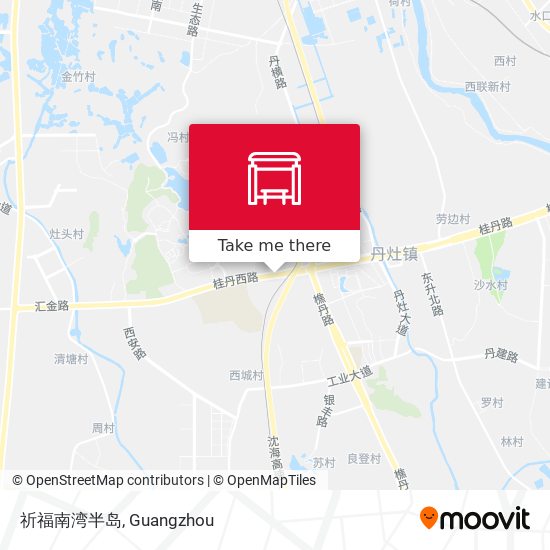 祈福南湾半岛 map