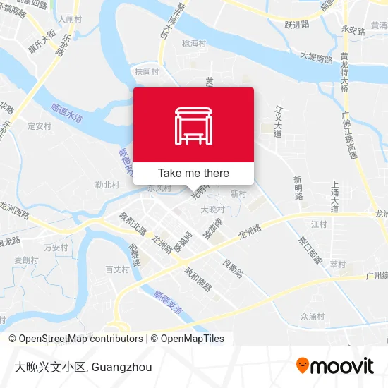 大晚兴文小区 map